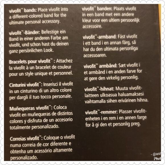 NIB 🆕️ Garmin Vivofit Aqua Band Size Large - Picture 4 of 6